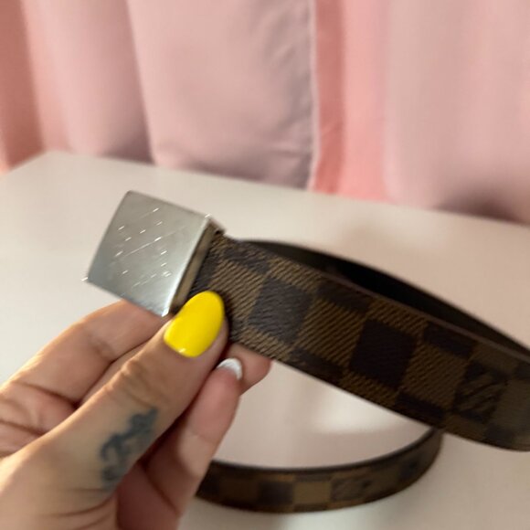 Louis Vuitton Damier Ceinture Carre Belt 85cm 33.5" M6803 LV - Picture 8 of 10